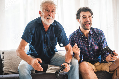 Happy two age generations m...