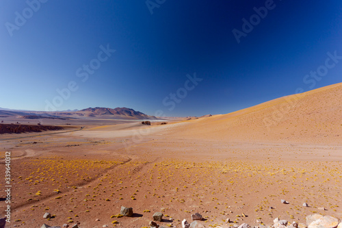 Beautiful Landscape of San Pedro de Atacama - Paso Jama at San Pedro de Atacama, Antofagasta Region in Chile.