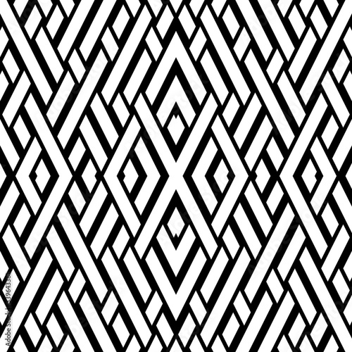 Seamless pattern with oblique white bands