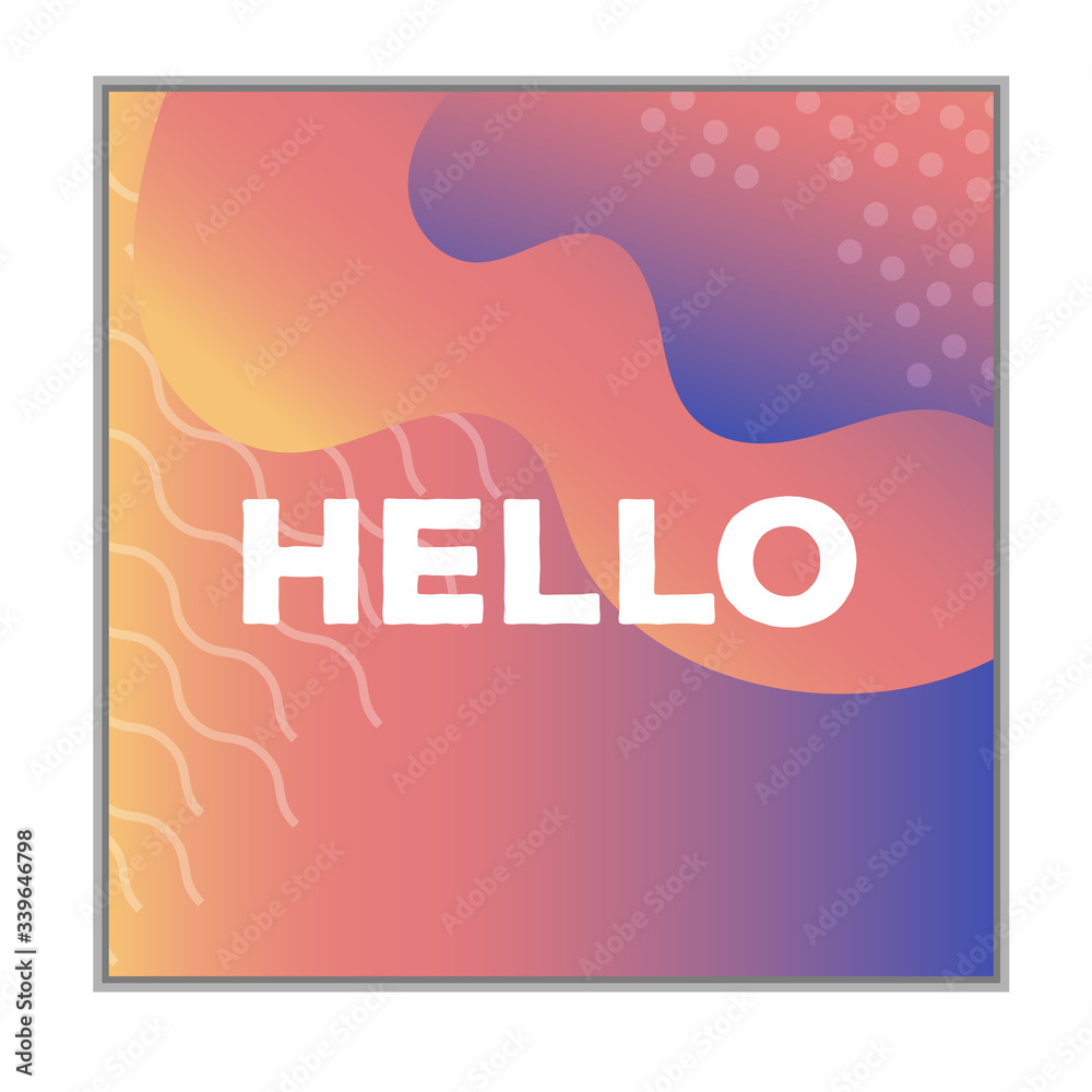 Fototapeta premium Social Network Mockup screen