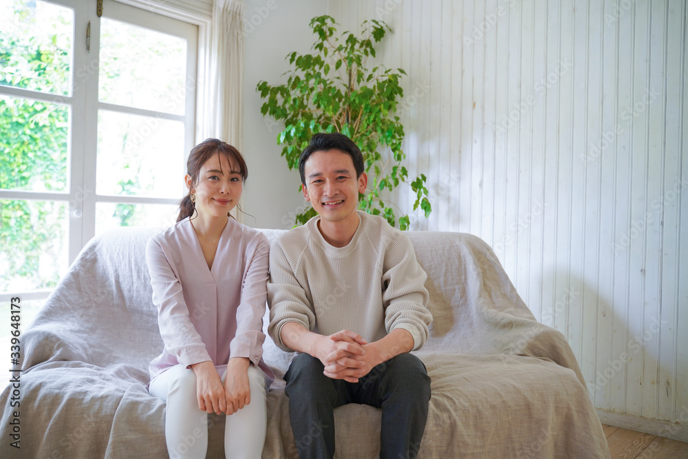 アジア人カップルのポートレート