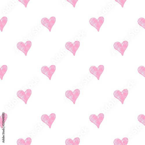 Heart shaped Seamless pattern for valentine's day, mother's day celebrations. Love related items. Home decoration printable. Design element, invitation, celebration related printable card  © Mehmet