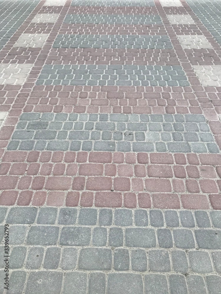 Obraz premium old stone pavement