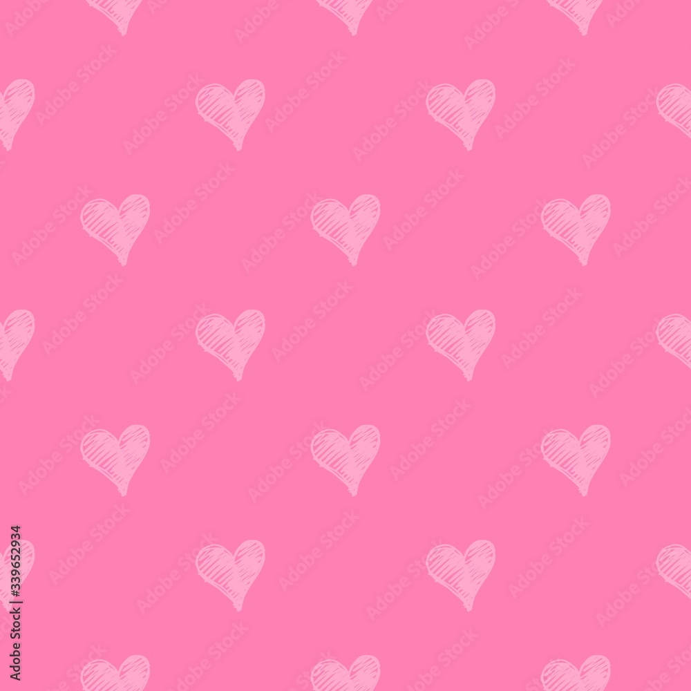 Heart shaped Seamless pattern for valentine's day, mother's day celebrations. Love related items. Home decoration printable. Design element, invitation, celebration related printable card 