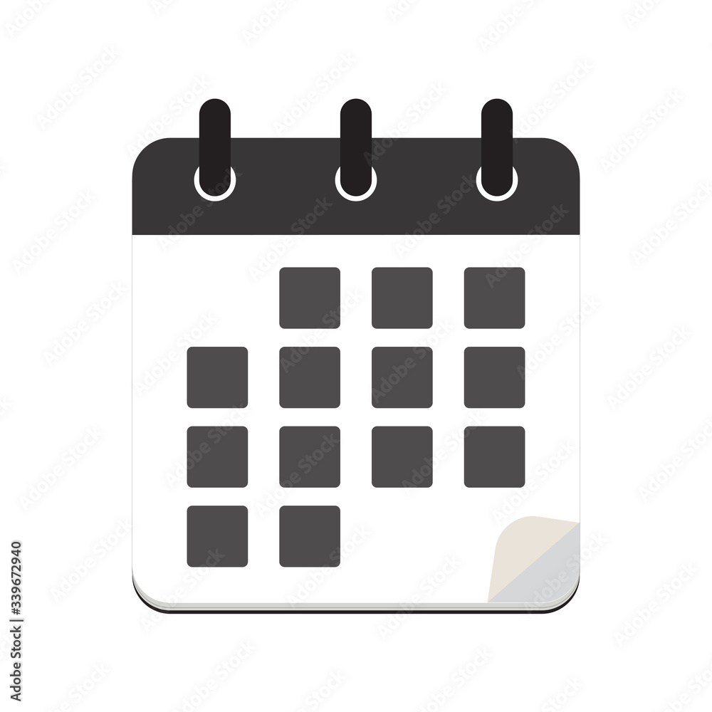Calendar icon symbol. Date, schedule, event icon vector. Calendar Icon in trendy flat style isolated on grey background. Calendar symbol for your web site design, logo, app, UI. Vector illustration Calendar icon symbol. Date, schedule, event icon vector. Calendar Icon in trendy flat style isolated on grey background. Calendar symbol for your web site design, logo, app, UI. Vector illustration