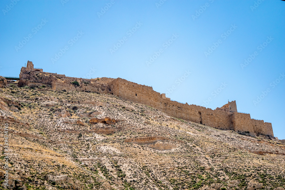 Kerak Castle ruins in Jordan