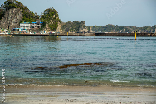 夏の砂浜