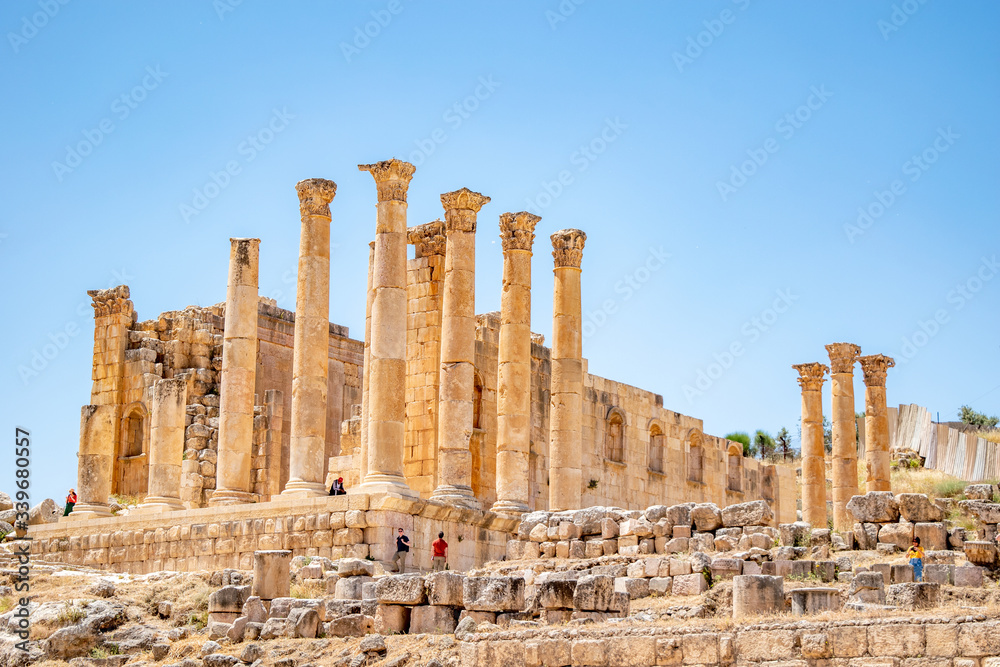 Temple of Artemis at Gerasa in Jerash, Jordan