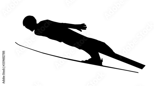 Konstfotografi Saut à ski