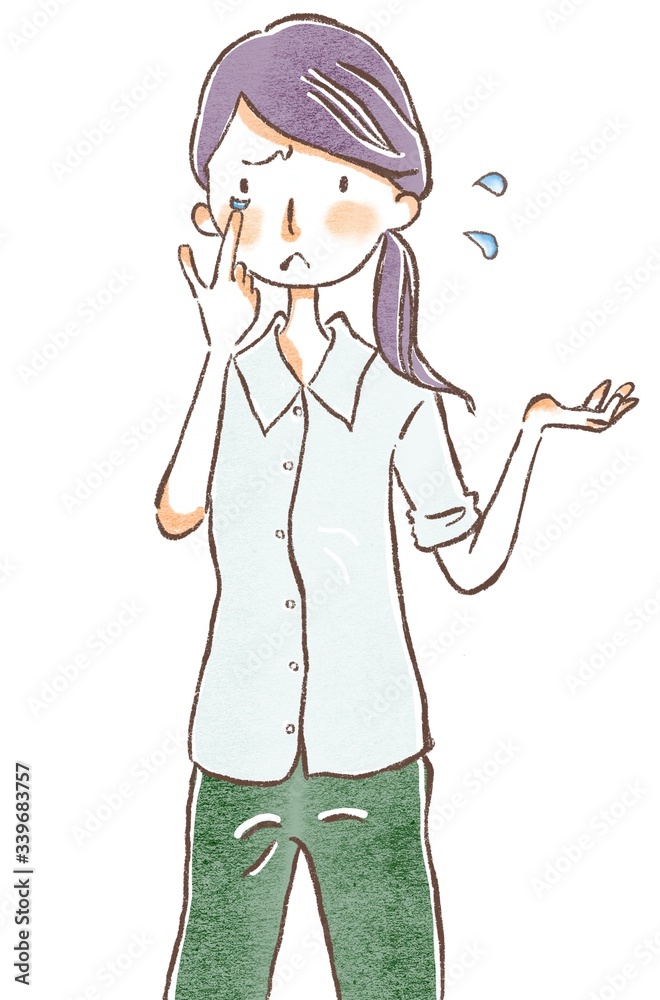 Contact Lens For Vision. Closeup Of Female Face With Applying Contact Lens On Her Eyes. Cute Woman Putting Eye Lenses With Hands Contact Lens For Vision. Closeup Of Female Face With Applying Contact Lens On Her Eyes. Cute Woman Putting Eye Lenses With Hands