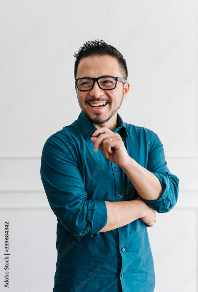 Confident fashion designer Confident fashion designer