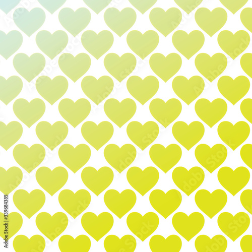 seamless pattern of hearts