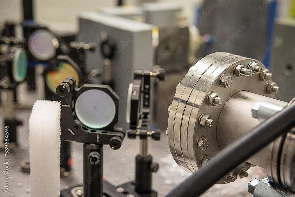 precision machinery in laboratory