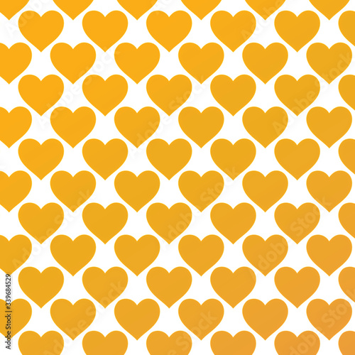 Seamless background with hearts