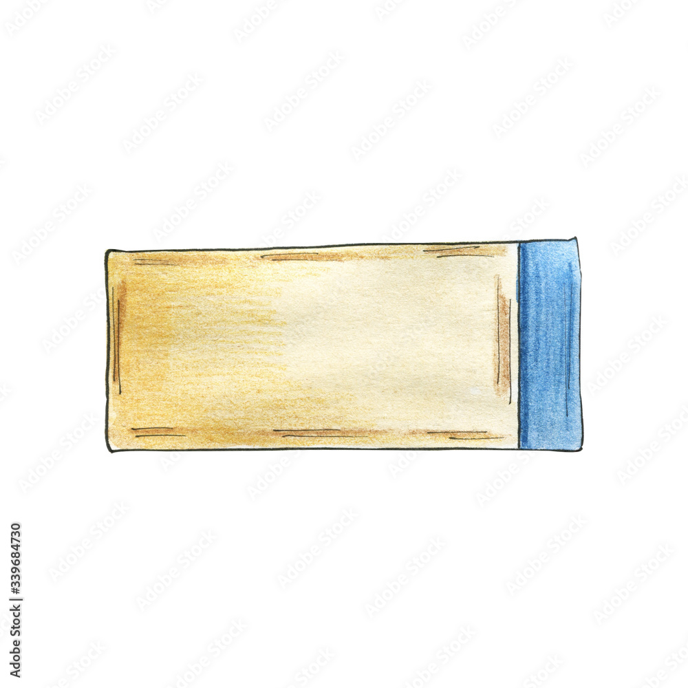 Retro cinema, museum, theater ticket isolated on white background. Watercolor hand drawn illustration in cartoon realistic style. Concept of entertainment, leisure, fun, visiting, cartoon watching. Retro cinema, museum, theater ticket isolated on white background. Watercolor hand drawn illustration in cartoon realistic style. Concept of entertainment, leisure, fun, visiting, cartoon watching.