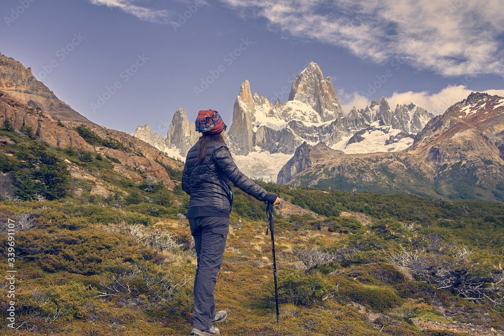 looking at the mountain