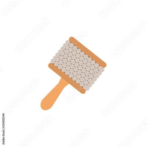 cabasa color illustration icon on white background photo