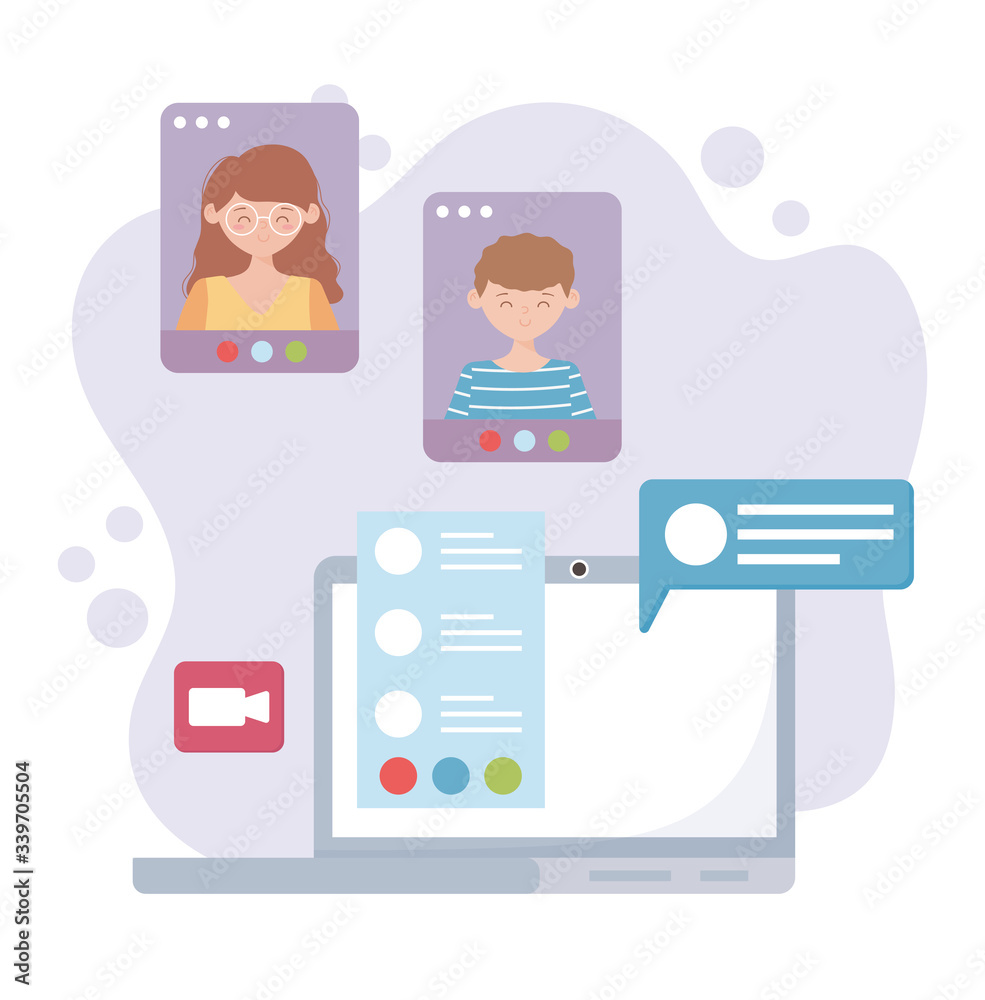 meeting online, people web connection chatting video meeting online, people web connection chatting video