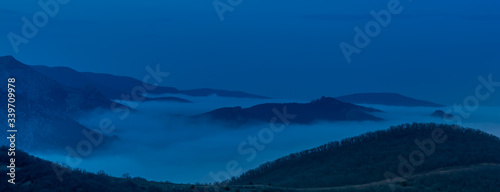 Mountains in the fog © andreymuravin