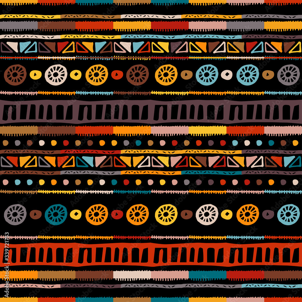 Ethnic seamless in native style. Vector pattern Ethnic seamless in native style. Vector pattern