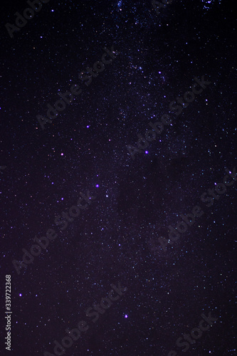 Night starry  astrophtography and long exposure photograph
