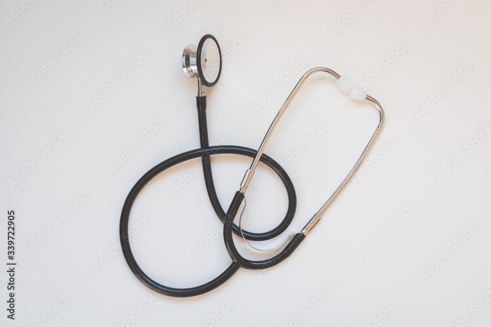 stethoscope on white background stethoscope on white background