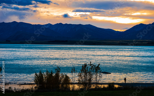A Peaceful Sunrise on the Lake