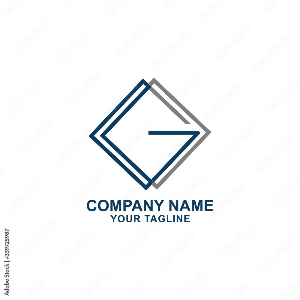 Letter G logo icon flat and vector design template. Letter G logo icon flat and vector design template.