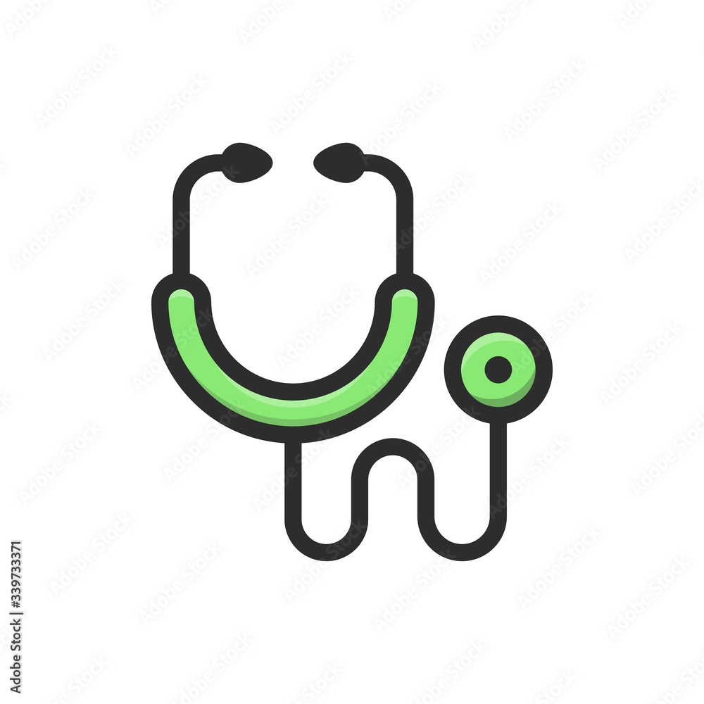 Stethoscope Vector Icon Stethoscope Vector Icon