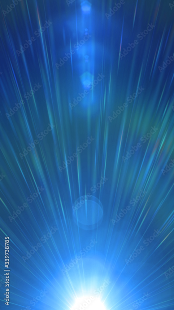 Fototapeta premium Modern lens flare red background streak rays (super high resolution) 