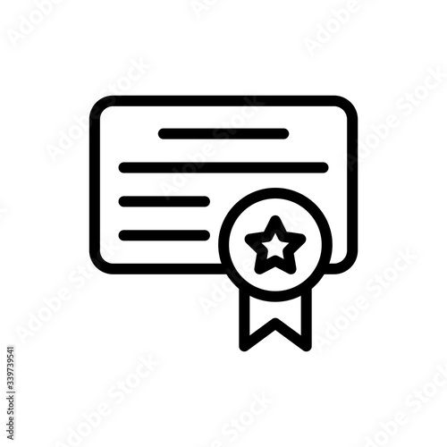 License Vector Icon