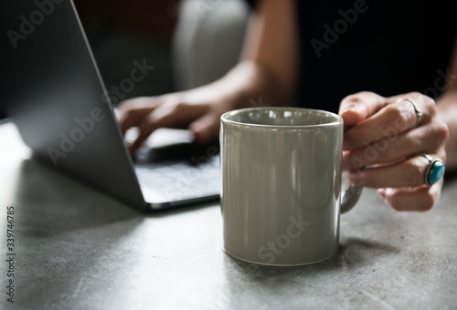 Coffee mug mockup