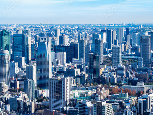高層ビル・ビジネス・都市イメージ 東京