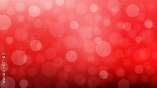 red bokeh background
