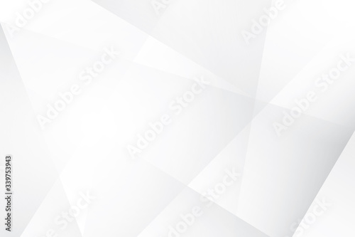 Abstract geometric white and gray color background.  Vector  illustration.