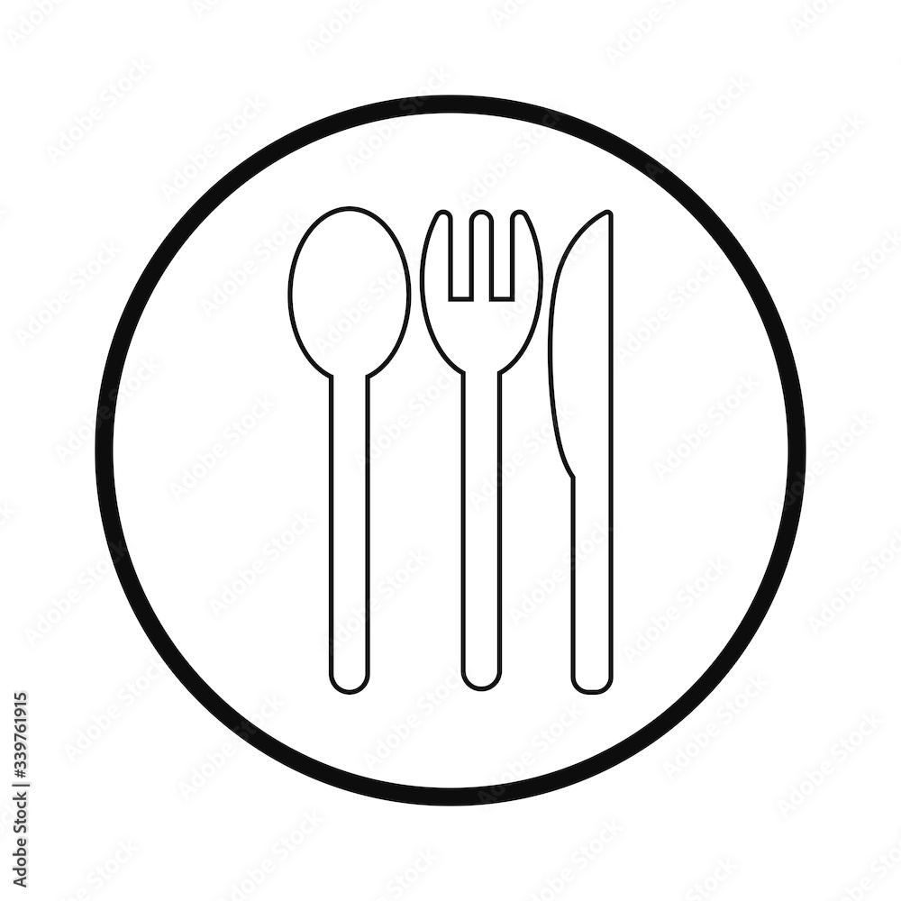 spoon and fork logo spoon and fork logo