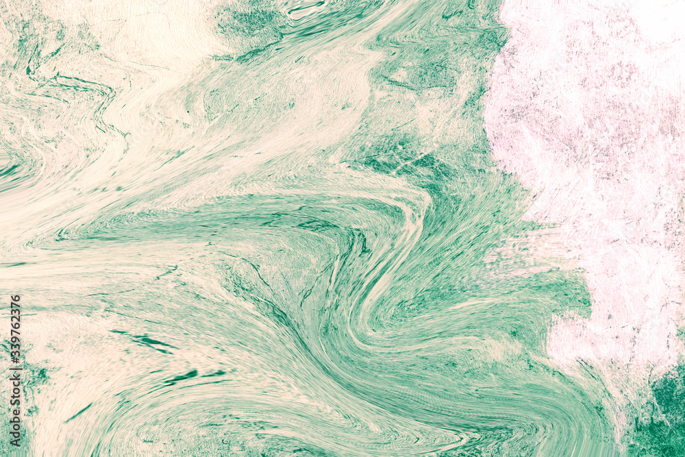 Fototapeta premium Green swirls background