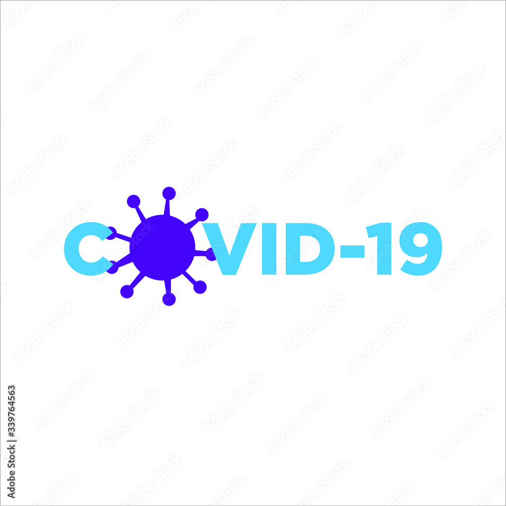 Coronavirus Covid19 Virus vector logo Coronavirus Covid19 Virus vector logo
