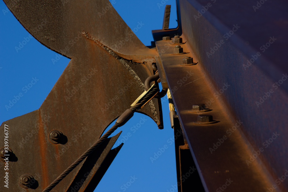 Naklejka premium Sturdy Steel