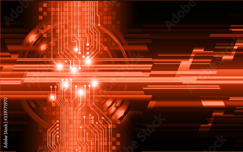 cyber circuit future technology concept background