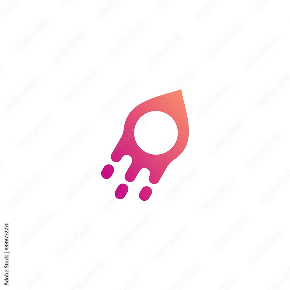 vector logo with a modern, unique, and clean rocket shape, technology, brand, company vector logo with a modern, unique, and clean rocket shape, technology, brand, company