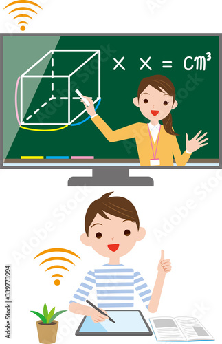 小学生のオンライン授業