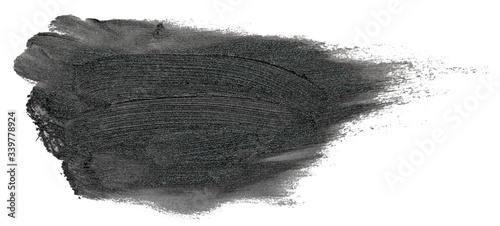 oil paint abstract black pattern. acrylic brush stroke. handmade paint background frame.