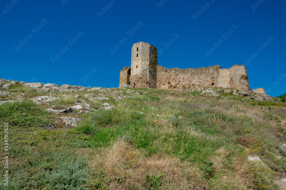 the medieval fortress on the hill