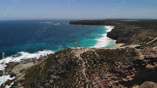 Turning around a lighthouse in Inneston (South Australia) photo