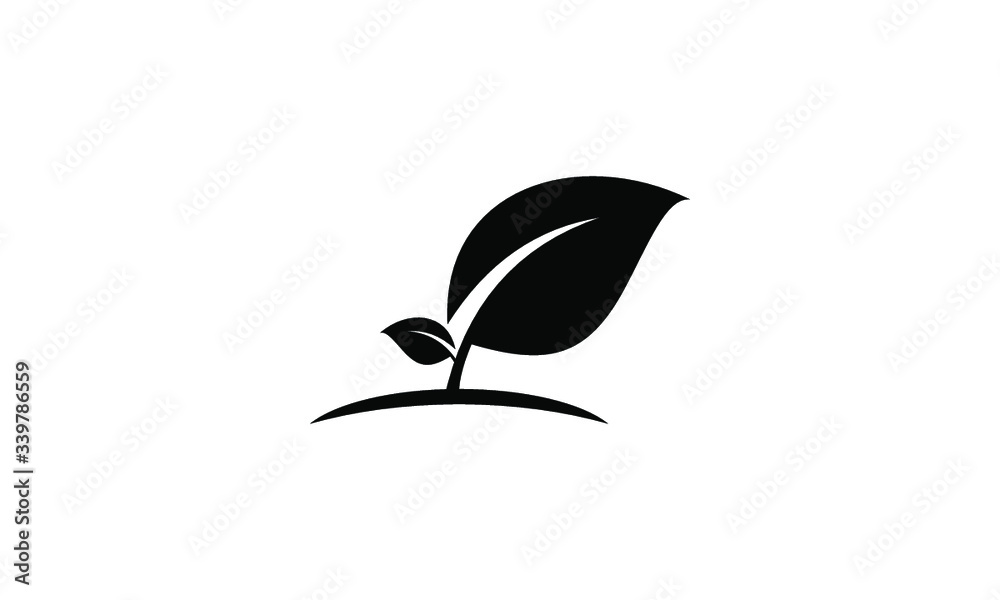 vector illustration of green leaf vector illustration of green leaf