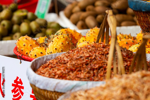 Snacks and local specialties in the scenic area