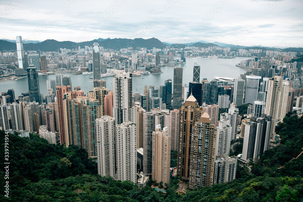 Fototapeta premium Hong Kong City landscape 