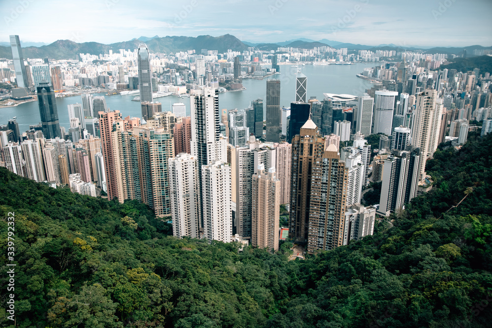 Obraz premium Hong Kong City landscape 