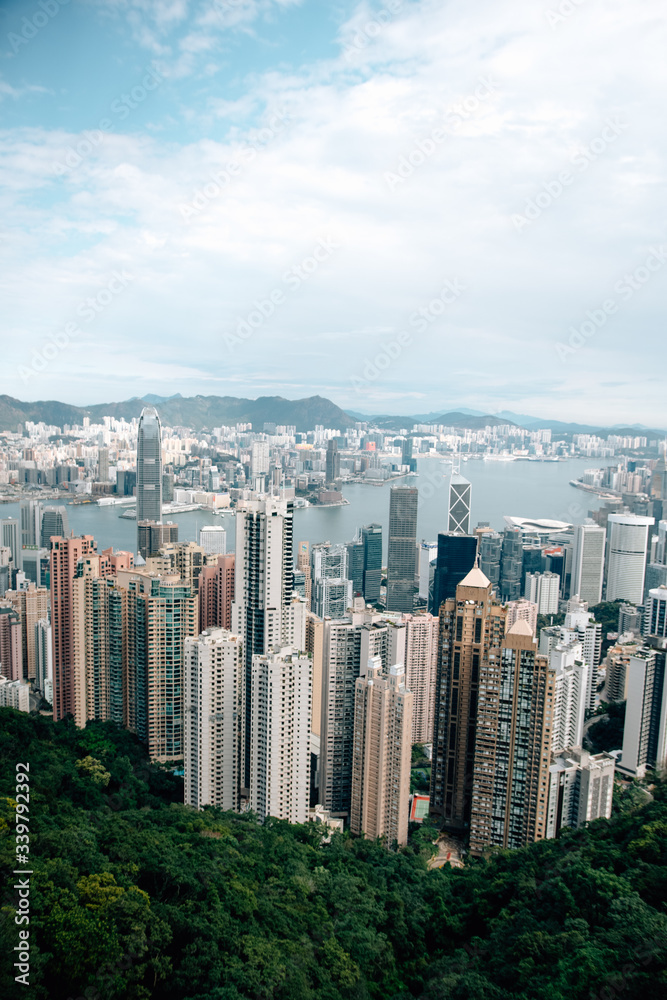 Fototapeta premium Hong Kong City landscape 